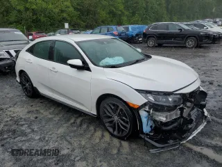 2021 Honda Civic Sport with VIN SHHFK7H49MU401573, listed as a Copart auction lot 56133445 with 90,280 mi miles and Salvage Title. Bid and sale history available at DreamBid. Image 4.