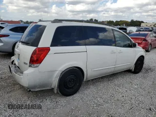 2005 Nissan Quest SE with VIN 5N1BV28U05N116429, listed as a Copart auction lot 88775255 with 166,092 mi miles and Salvage Title. Bid and sale history available at carsss.com. Image 3.