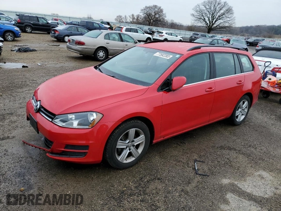 2015 Volkswagen Golf SportWagen TDI SE with VIN 3VWCA7AUXFM515997, listed as a Copart auction lot 77592283 with 113,151 mi miles. Bid and sale history available at carsss.com. Image 1.