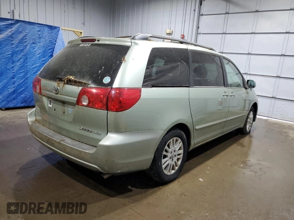 2008 Toyota Sienna XLE z VIN 5TDZK22C98S124412, wystawiony jako Copart lot #59455425 z przebiegiem Nie podano mil oraz Czysty tytuł • Clean title. Historia ofert i sprzedaży dostępna na DreamBid. Obrazek 3.