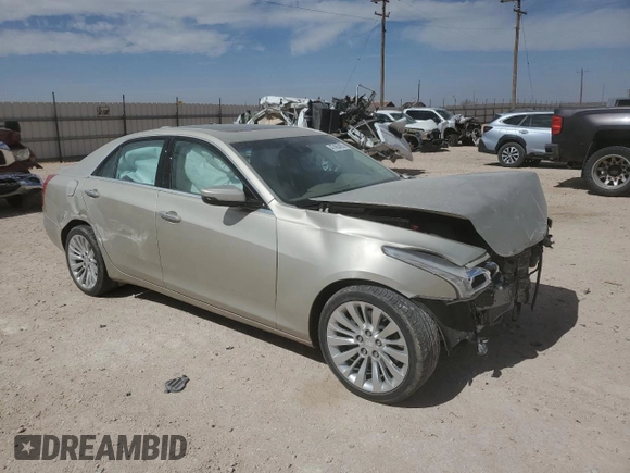 2016 Cadillac CTS Sedan Luxury Collection RWD with VIN 1G6AR5SX4G0117305, listed as a Copart auction lot 47463455 with 63,643 mi miles and Salvage Title. Bid and sale history available at carsss.com. Image 4.