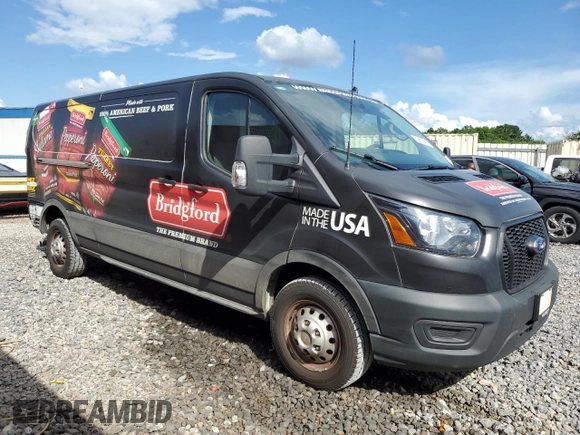 2023 Ford Transit with VIN 1FTBW1YG7PKB75200, listed as a Copart auction lot 60850425 with 59,145 mi miles and Salvage title. Bid and sale history available at DreamBid. Image 4.