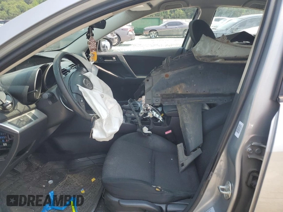 2013 Mazda 3 i SV with VIN JM1BL1TF0D1767921, listed as a Copart auction lot 59432455 with 265,578 mi miles and Salvage title. Bid and sale history available at DreamBid. Image 7.