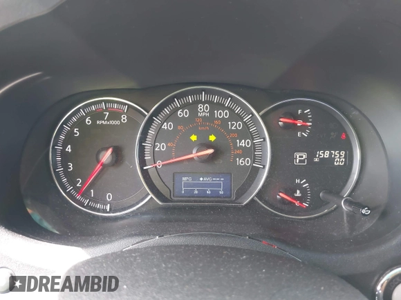 2013 Nissan Maxima S with VIN 1N4AA5AP5DC804461, listed as a IAAI auction lot 42271846 with 158,759 mi miles and . Bid and sale history available at DreamBid. Image 7.