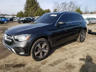 2022 Mercedes-Benz GLC with VIN W1N0G8EB7NG115738, listed as a Copart auction lot 85722224 with 20,831 mi miles and Salvage Title. Bid and sale history available at carsss.com. Image 1.