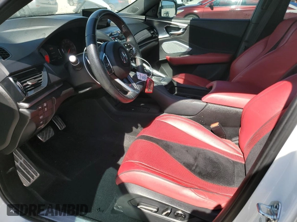 2022 Acura RDX w/A-Spec Package with VIN 5J8TC1H63NL005607, listed as a Copart auction lot 46160615 with 43,821 mi miles and Salvage Title. Bid and sale history available at carsss.com. Image 7.
