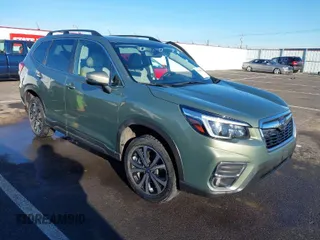 2021 Subaru Forester Limited with VIN JF2SKAUC9MH422211, listed as a IAAI auction lot 41398846 with 58,798 mi miles. Bid and sale history available at carsss.com. Image 1.