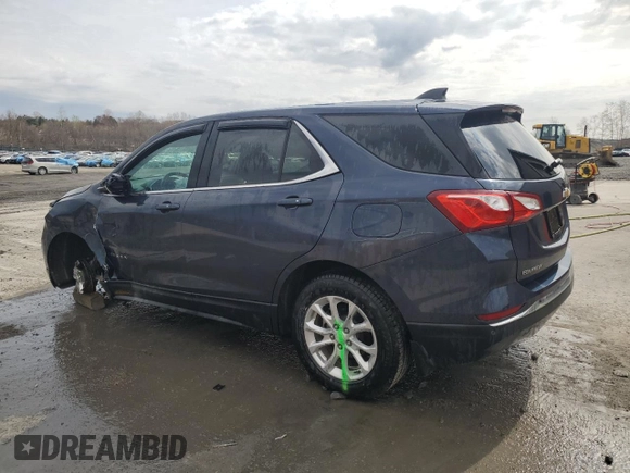 2018 Chevrolet Equinox LT with VIN 3GNAXSEV0JS552678, listed as a Copart auction lot 53237415 with 58,370 mi miles and Salvage Title. Bid and sale history available at carsss.com. Image 2.