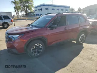 2025 Subaru Forester with VIN JF2SLDAC5SH455450, listed as a Copart auction lot 57120255 with 913 mi miles and Salvage title. Bid and sale history available at DreamBid. Image 1.