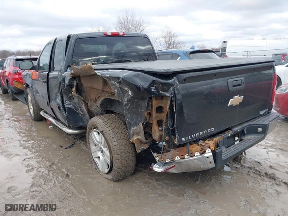 2008 Chevrolet Silverado 1500 LT w/1LT with VIN 2GCEK19J281268775, listed as a IAAI auction lot 41747944 with 162,530 mi miles. Bid and sale history available at carsss.com. Image 3.