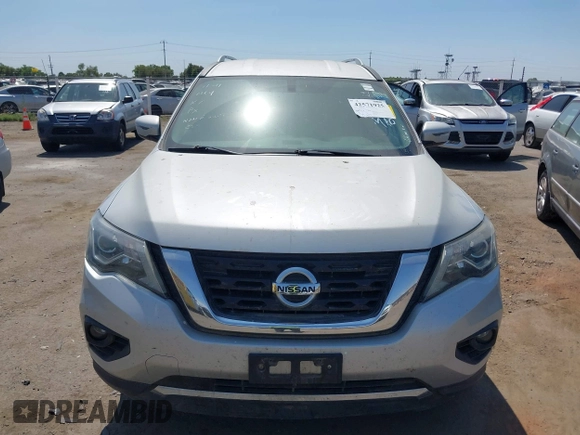2019 Nissan Pathfinder SV with VIN 5N1DR2MN1KC624928, listed as a IAAI auction lot 42571925 with 77,427 mi miles and . Bid and sale history available at DreamBid. Image 6.