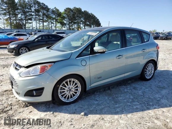 2013 Ford C-Max Energi SEL with VIN 1FADP5CU6DL543615, listed as a Copart auction lot 52300245 with 42,663 mi miles and Salvage Title. Bid and sale history available at carsss.com. Image 1.