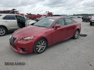 2015 Lexus IS 250 with VIN JTHBF1D25F5055742, listed as a Copart auction lot 61254235 with 102,971 mi miles and Salvage title. Bid and sale history available at DreamBid. Image 1.