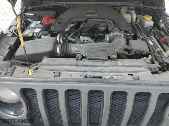 2020 Jeep Wrangler Unlimited Sport Altitude with VIN 1C4HJXDG2LW325430, listed as a Copart auction lot 46953185 with 69,919 mi miles and Salvage Title. Bid and sale history available at carsss.com. Image 12.