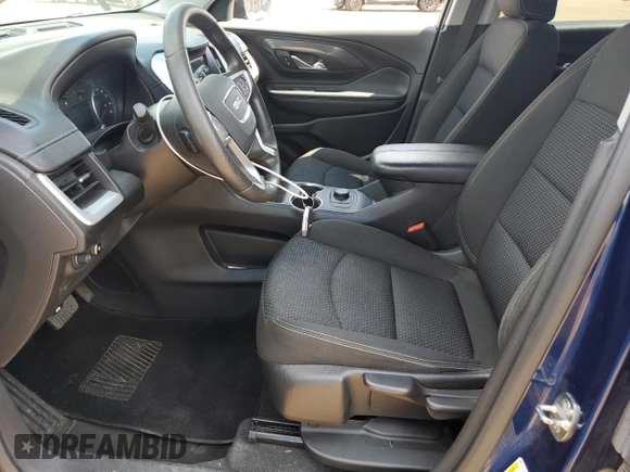 2022 GMC Terrain SLE with VIN 3GKALMEV1NL125272, listed as a Copart auction lot 55992085 with 70,096 mi miles and Salvage title. Bid and sale history available at DreamBid. Image 7.