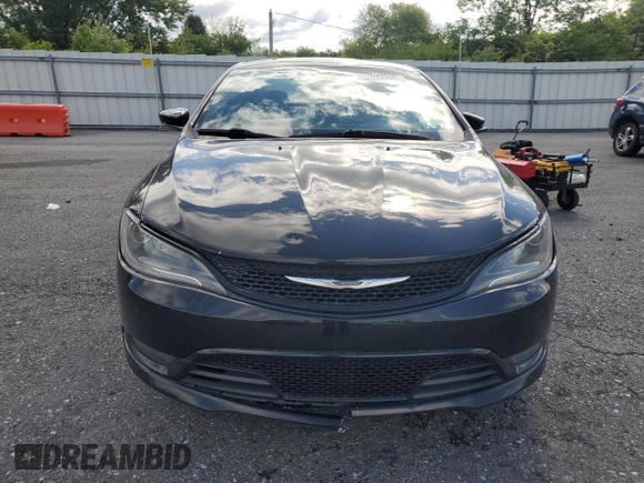 2015 Chrysler 200 S with VIN 1C3CCCBB9FN585794, listed as a Copart auction lot 57672205 with 155,468 mi miles and Salvage title. Bid and sale history available at DreamBid. Image 5.