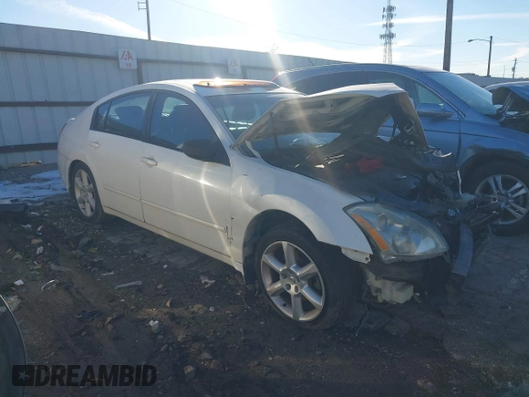 2005 Nissan Maxima 3.5 SL with VIN 1N4BA41E05C827712, listed as a IAAI auction lot 41308198 with 1 mi miles. Bid and sale history available at carsss.com. Image 1.