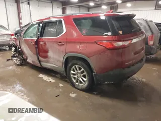 2021 Chevrolet Traverse LT Cloth with VIN 1GNEVGKW8MJ124350, listed as a IAAI auction lot 41456704 with 121,336 mi miles. Bid and sale history available at carsss.com. Image 3.