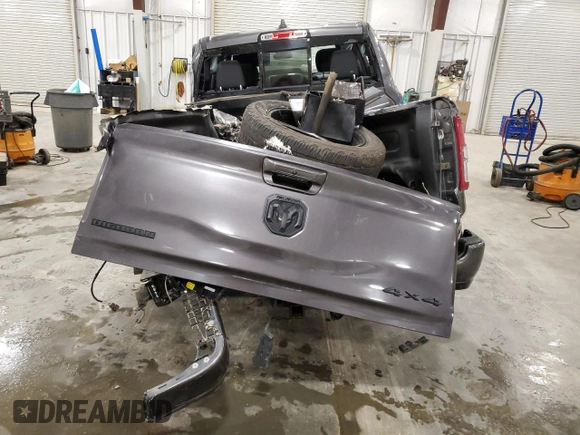 2022 Ram 1500 Big Horn with VIN 1C6RRFFG8NN298271, listed as a Copart auction lot 54550835 with 52,827 mi miles and Salvage Title. Bid and sale history available at carsss.com. Image 6.
