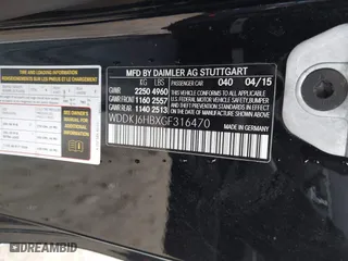 2016 Mercedes-Benz E-Class E 400 with VIN WDDKJ6HBXGF316470, listed as a IAAI auction lot 42042309 with 96,573 mi miles. Bid and sale history available at carsss.com. Image 9.