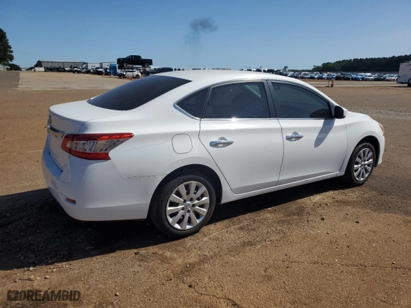 2015 Nissan Sentra S with VIN 3N1AB7AP8FY335446, listed as a Copart auction lot 54152695 with 64,066 mi miles and Salvage Title. Bid and sale history available at carsss.com. Image 3.