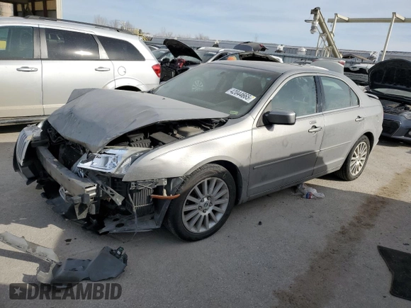 2009 Mercury Milan Premier z VIN 3MEHM08179R608842, wystawiony jako Copart lot #42044665 z przebiegiem 169 146 mil mil oraz Szkoda całkowita • Salvage title. Historia ofert i sprzedaży dostępna na DreamBid. Obrazek 1.