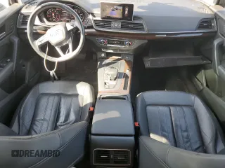2018 Audi Q5 Premium Plus with VIN WA1BNAFY2J2209396, listed as a Copart auction lot 52804525 with 55,027 mi miles and Salvage Title. Bid and sale history available at carsss.com. Image 8.