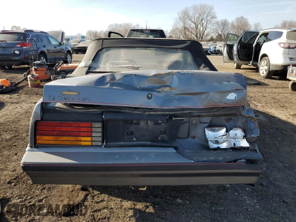 1987 Chevrolet Cavalier with VIN 1G1JE31W5H7194966, listed as a Copart auction lot 48345315 with 111,052 mi miles and Salvage Title. Bid and sale history available at DreamBid. Image 6.