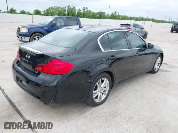 2010 Infiniti G37 Journey with VIN JN1CV6AP0AM403860, listed as a IAAI auction lot 42193025 with 209,428 mi miles and . Bid and sale history available at DreamBid. Image 4.