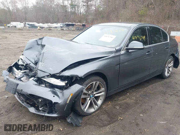 2018 BMW 3 Series with VIN WBA8F1C54JAE93207, listed as a IAAI auction lot 41876781 with 64,749 mi miles and . Bid and sale history available at DreamBid. Image 2.