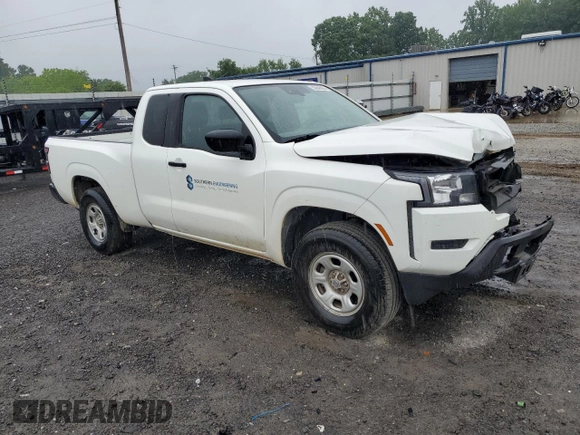 2023 Nissan Frontier S with VIN 1N6ED1CM4PN645324, listed as a Copart auction lot 53846804 with 21,818 mi miles and Salvage title. Bid and sale history available at DreamBid. Image 4.