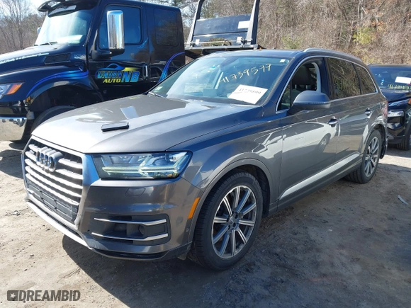 2019 Audi Q7 Prestige with VIN WA1VAAF70KD013429, listed as a IAAI auction lot 41739599 with 73,944 mi miles. Bid and sale history available at carsss.com. Image 19.