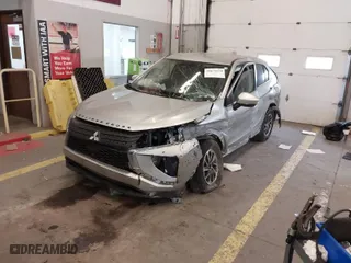 2023 Mitsubishi Eclipse Cross ES with VIN JA4ATUAA6PZ003818, listed as a IAAI auction lot 41675530 with 43,470 mi miles. Bid and sale history available at carsss.com. Image 2.
