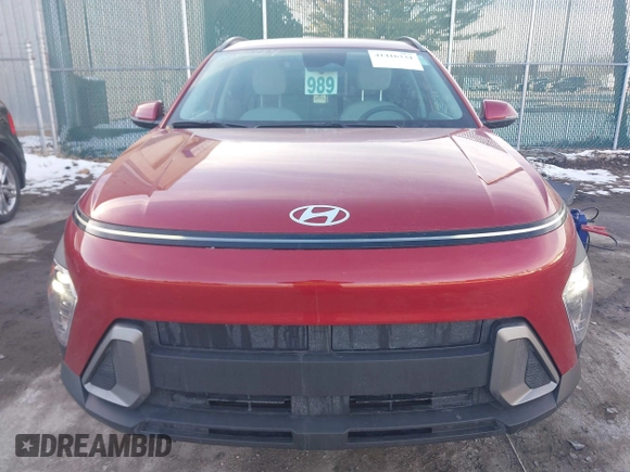 2024 Hyundai Kona SEL with VIN KM8HBCAB4RU077633, listed as a IAAI auction lot 41416334 with 12,781 mi miles. Bid and sale history available at carsss.com. Image 13.