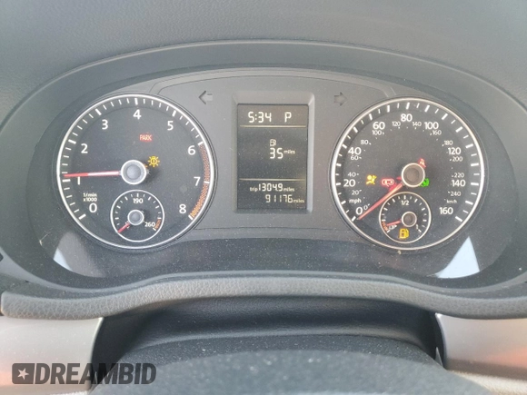 2014 Volkswagen Passat S with VIN 1VWAS7A30EC120934, listed as a Copart auction lot 86300754 with 91,176 mi miles and Salvage Title. Bid and sale history available at carsss.com. Image 9.