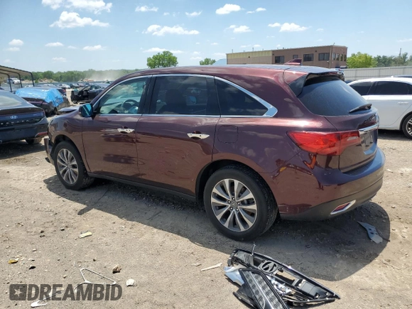 2014 Acura MDX Technology with VIN 5FRYD4H46EB049863, listed as a Copart auction lot 63079295 with 149,448 mi miles and Salvage title. Bid and sale history available at DreamBid. Image 2.