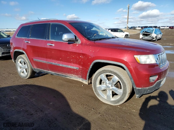 2012 Jeep Grand Cherokee Overland with VIN 1C4RJFCG3CC164832, listed as a Copart auction lot 48041235 with 295,748 mi miles and Clean Title. Bid and sale history available at carsss.com. Image 4.