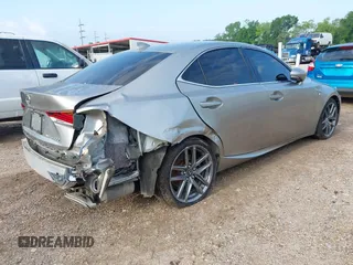 2017 Lexus IS with VIN JTHCM1D27H5022206, listed as a IAAI auction lot 42119275 with 136,736 mi miles. Bid and sale history available at carsss.com. Image 4.