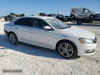 2013 Volkswagen Passat SEL Premium with VIN 1VWCM7A32DC063332, listed as a Copart auction lot 77217544 with 104,534 mi miles and Salvage Title. Bid and sale history available at carsss.com. Image 4.
