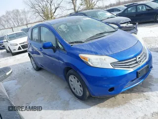 2014 Nissan Note S with VIN 3N1CE2CP8EL389695, listed as a IAAI auction lot 41377270 with 141,611 mi miles and . Bid and sale history available at DreamBid. Image 1.