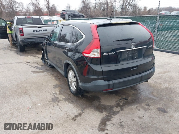 2014 Honda CR-V EX-L with VIN 2HKRM4H73EH662329, listed as a IAAI auction lot 41800191 with 212,800 mi miles. Bid and sale history available at carsss.com. Image 3.
