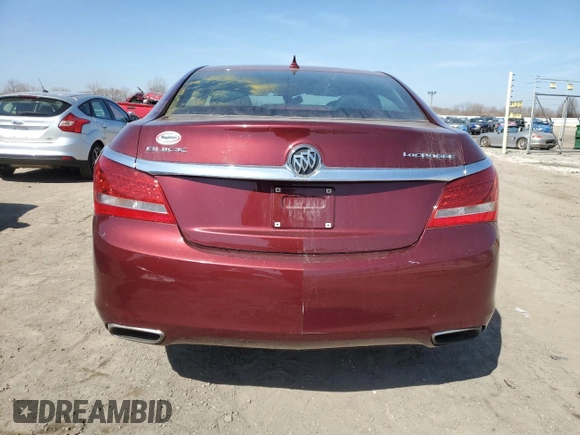2014 Buick LaCrosse with VIN 1G4GA5G37EF250246, listed as a Copart auction lot 48955915 with 124,107 mi miles and Salvage Title. Bid and sale history available at carsss.com. Image 6.