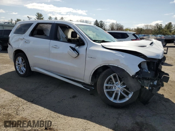 2021 Dodge Durango R/T with VIN 1C4SDJCT9MC609889, listed as a Copart auction lot 45402665 with Not Provided miles and Salvage Title. Bid and sale history available at DreamBid. Image 4.