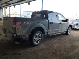 2019 Ford F-150 XL with VIN 1FTEW1E49KKF02664, listed as a Copart auction lot 46167605 with 101,759 mi miles and Salvage title. Bid and sale history available at DreamBid. Image 3.