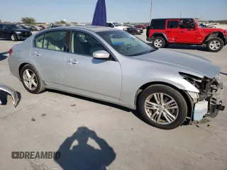 2012 Infiniti G25 Journey with VIN JN1DV6AP6CM812596, listed as a Copart auction lot 75951264 with 75,606 mi miles and Salvage Title. Bid and sale history available at carsss.com. Image 4.