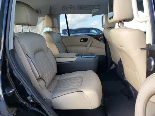 2023 Nissan Armada Platinum with VIN JN8AY2DA4P9404361, listed as a Copart auction lot 80467804 with 8,026 mi miles and Salvage Title. Bid and sale history available at carsss.com. Image 10.