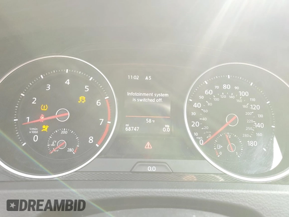 2017 Volkswagen GTI S с VIN 3VW547AU1HM034541, выставлен на аукционе Copart как лот 48522095 с пробегом 68 747 миль миль и Списание • Salvage title. История ставок и продаж доступна на DreamBid. Изображение 9.