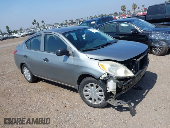 2013 Nissan Versa SV with VIN 3N1CN7AP8DL889743, listed as a IAAI auction lot 42489488 with 147,581 mi miles and . Bid and sale history available at DreamBid. Image 1.