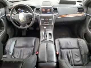 2015 Lincoln MKS with VIN 1LNHL9DK1FG600791, listed as a Copart auction lot 49575395 with 80,391 mi miles and Salvage Title. Bid and sale history available at carsss.com. Image 8.