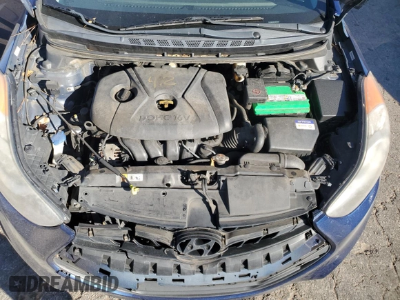 2013 Hyundai Elantra Coupe GS with VIN KMHDH6AE3DU014251, listed as a Copart auction lot 84525594 with 284,301 mi miles and Salvage Title. Bid and sale history available at carsss.com. Image 11.
